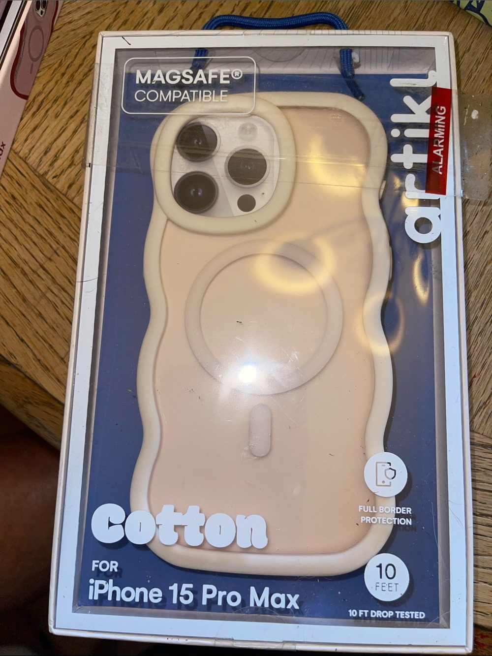 Cotton MagSafe Compatible Phone Case for iPhone 15 Pro Max — Cotton Cream